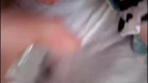 Femboy milks his milk in a cow costume