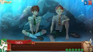 Game: Friends Camp path 2, part 23 – A frank conversation with Taiga (russian voiceover)