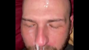 Greg Hepburn Hattiesburg Mississippi gets facial from New Orleans Pup