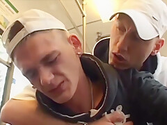 Faggot Serve Alpha On Tram