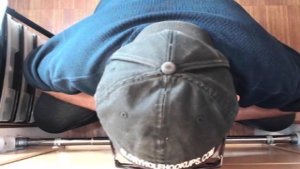 Jizz loving DILF sucks cock of his BF in amateur gloryhole