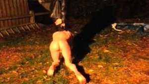 Obedient Soldier Outdoor BDSM Spanking Session