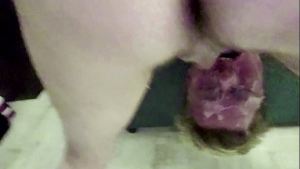 Old Arab fucked in the mouth of a young waiter at the resort