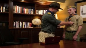 ScoutBoys Oliver James strips his uniform for Rick Fantana