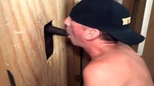 Sucking Black Cock At The Glory Hole