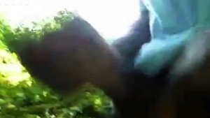 Sucking Black Cock Outdoors