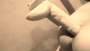 Twink Takes a Big Dildo Balls Deep