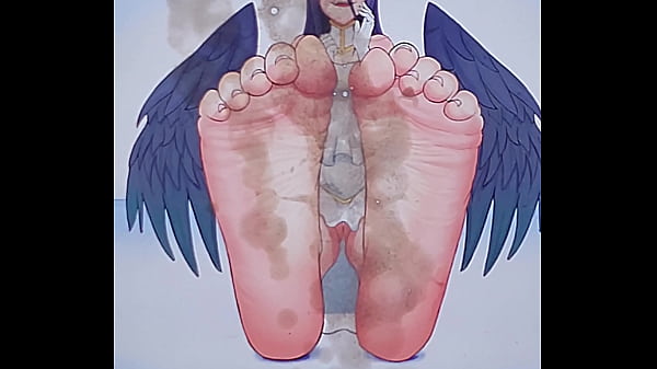 Albedo’s feet cum tribute 2