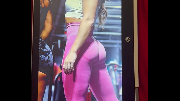 Cum Tribute to baddie in yoga pants
