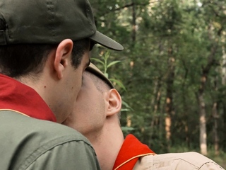 Horny scout fucked hard by sexy nerd