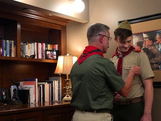 Hung Scoutmaster barebacks pretty twink