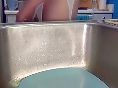 Naughty Gigi Enema and ATM Fun