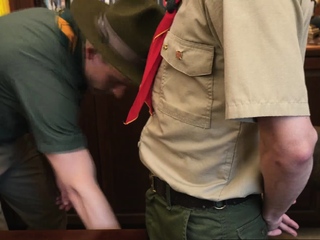 Scoutmaster Tides pounding scout Noahs sweet and tight hole