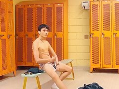 Asian Boy Wanks In The Lockerroom Jh