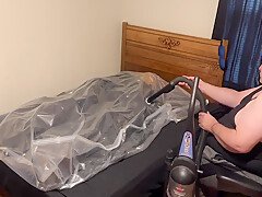 Dec 13 2022 – Vacpacked In My Cpd Leather Jacket With My Latex Face Mask And Tons Of Leather