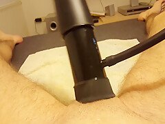 Milking My Cock With A Tremble Milking Machine
