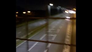 naked on bridge