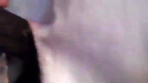 Black Cock Blowjob at Gloryhole by Crossdresser
