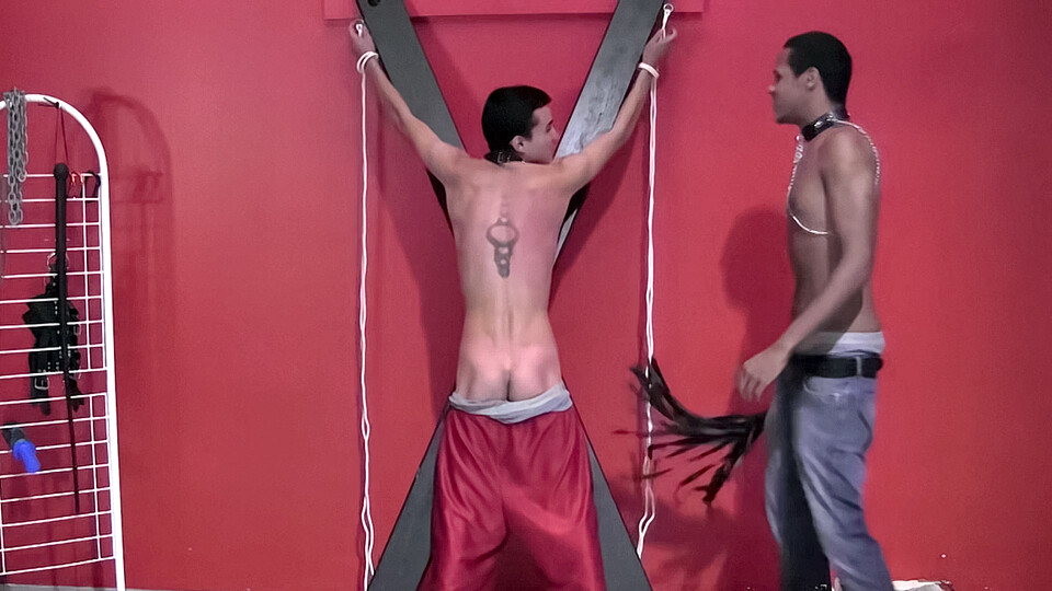 Cute Lucas Takes A Whipping – Lucas Love & Mikeal