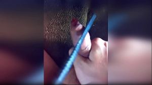 Amateurboy Whips Cock With a Power Cord