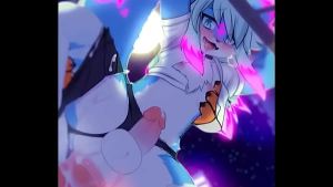 Furry take big knot