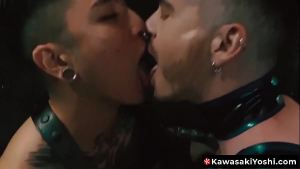 KawasakiYoshi.com – Mutual fisting action with cock hungry sluts Axel Abysse and Yoshi Kawasaki