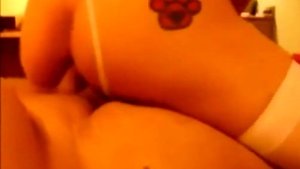 Sperm Flooded Crossdresser’s Anal Pounding