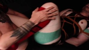 Tattooed Stud Teases Axel Abysse Restrained Asshole