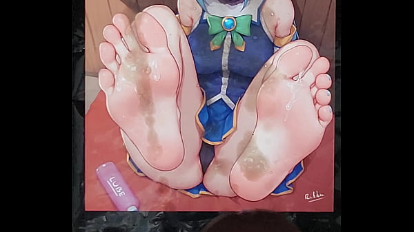 Aqua’s feet cum tribute 2