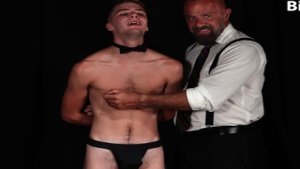 Blonde twink anal fucked by HUGE dick!