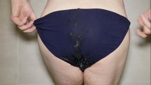 Wet and Sticky Panties Play