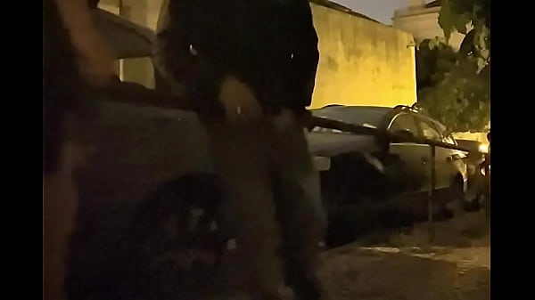 boy dared by flatmate to flash his ass (and cock) in the street