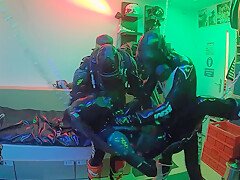 Full rubber breathplay fuck pup sparkle