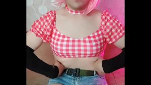 Cute Sassy Femboy Rocking Cowgirl Style  Crop Shirt & Booty Shorts | 90  Minutes of Live Fun