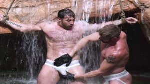 Johnny puts up Nicholas in real water bondage