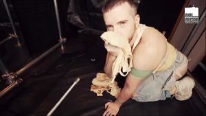 Axel Abysse’s Ass Destroyed By A Brand New Sex Machine