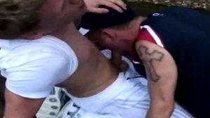 Cockhungry twink mouthfucked by his BF