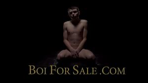 Grooming Twink Slave James Before Auction