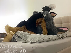 Hot German Shepherd Fucks Cute Gray Submissive Bunny (murrsuit Porn)
