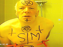 Satan Slave Gets A Satan Enema