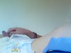 Me in wet and messy nappy cuming