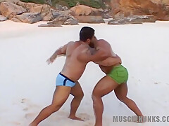 Astonishing Porn Clip Homosexual Wrestling Incredible Show