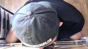 BJ gloryhole IR DILF barebacked by amateur till cum in mouth