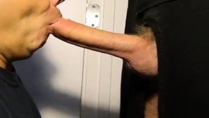 Throbbing cock shoots a huge load (HM)