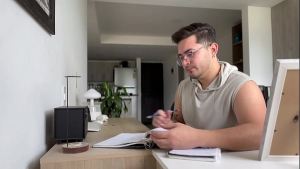 My perverted stepfather fucks my ass when I’m studying at home and we’re alone, leaving my ass full of hot semen