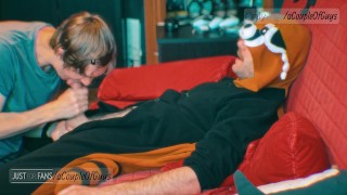 🦝I Blow my Friend while he is Chilling in his Tanooki Pyjamas 🦝
