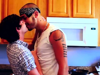 Inked Gay Gets Wild Sex With His Partner