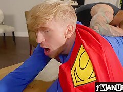 Christian Wilde And Jesse Stone In Superman Cant Escape From Hot Bareback